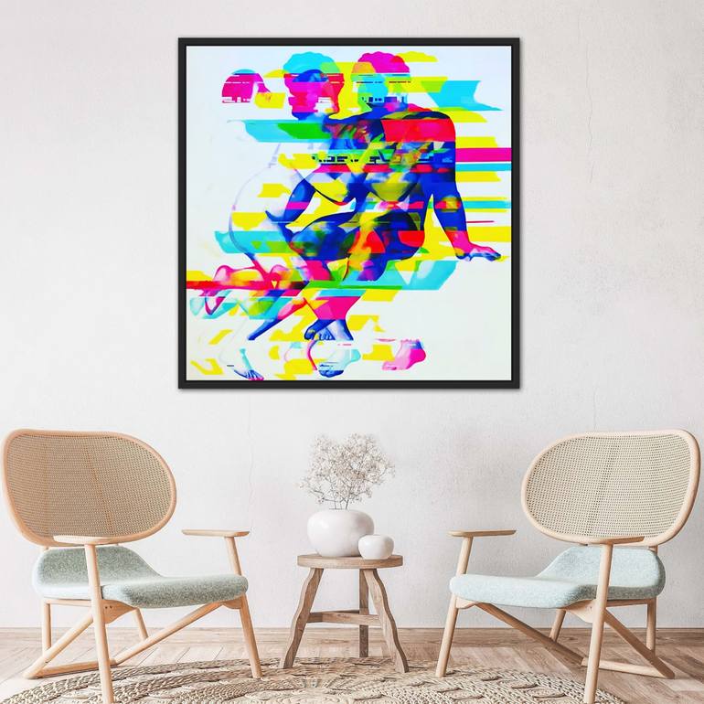 Original Contemporary Love Mixed Media by Victo Artist