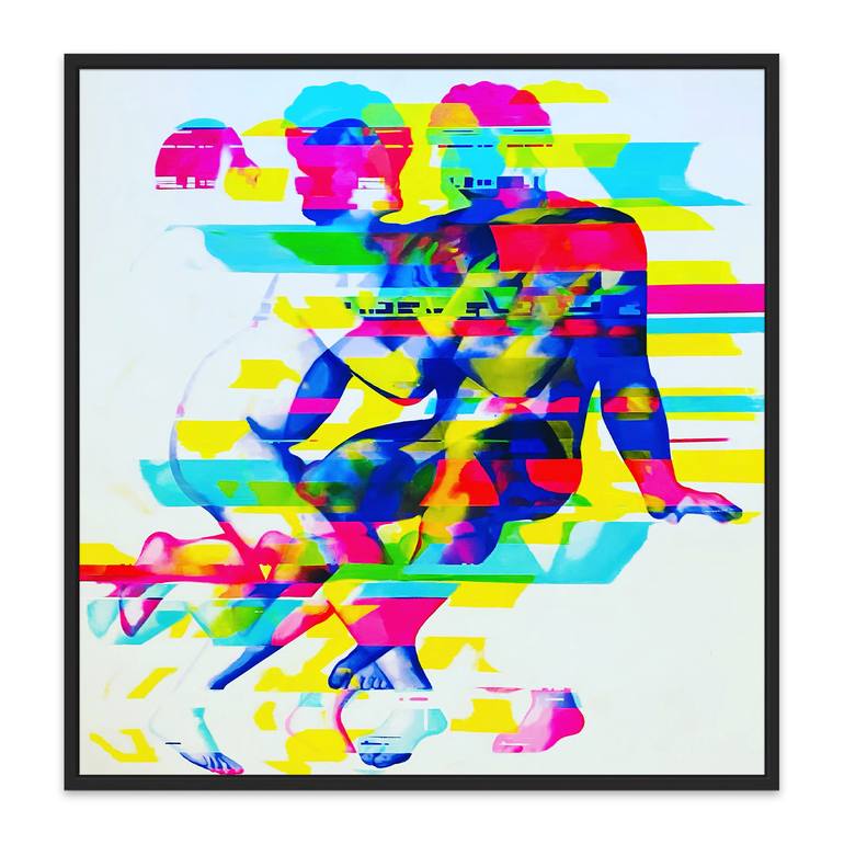 Original Contemporary Love Mixed Media by Victo Artist