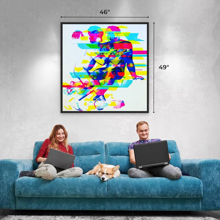 Original Contemporary Love Mixed Media by Victo Artist