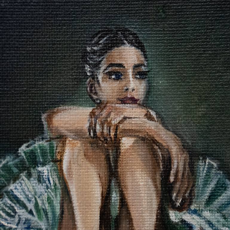 Original Classicism Women Painting by Victo Artist