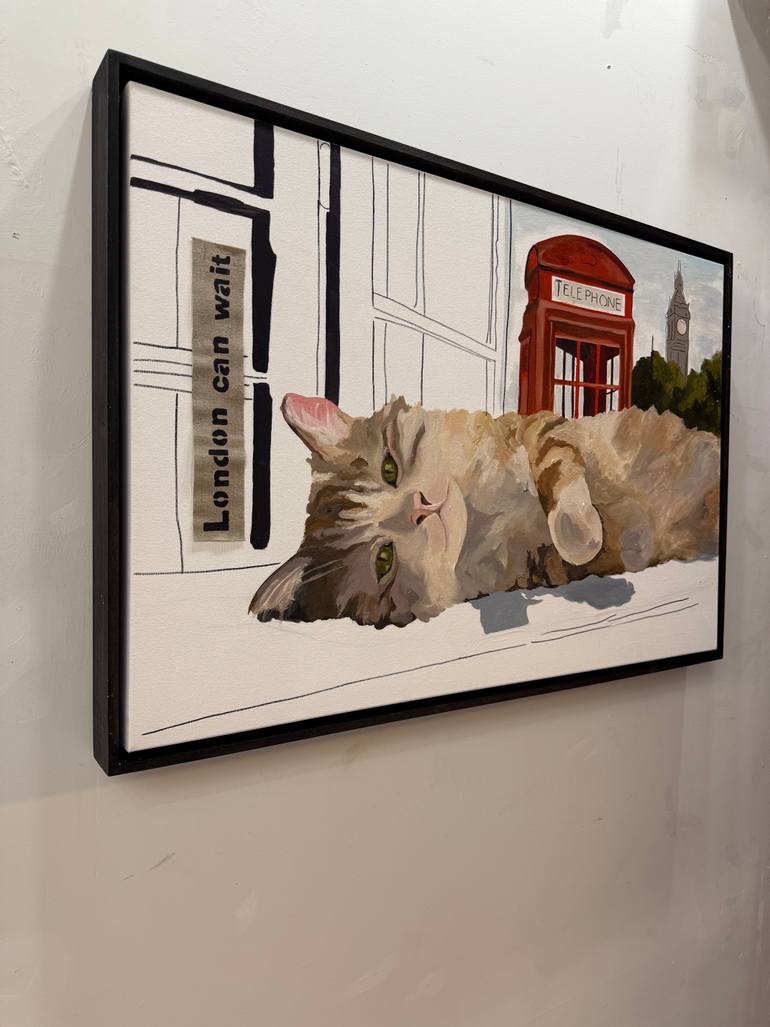 Original Figurative Animal Painting by Victo Artist