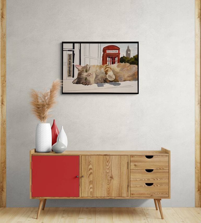 Original Figurative Animal Painting by Victo Artist