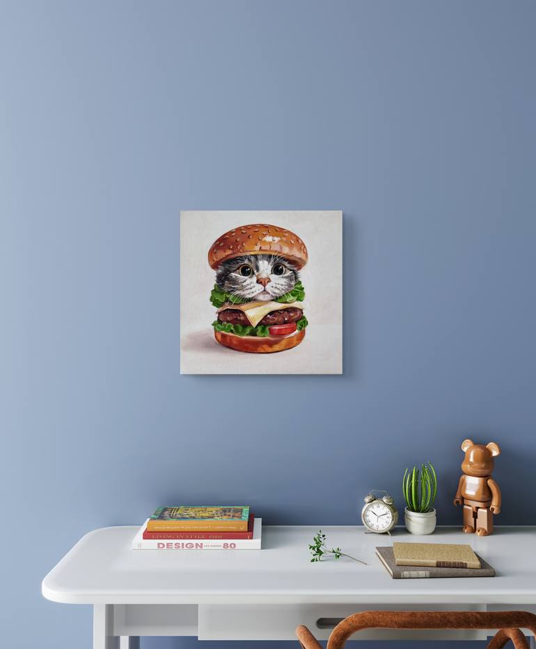 Original Figurative Animal Painting by Victo Artist