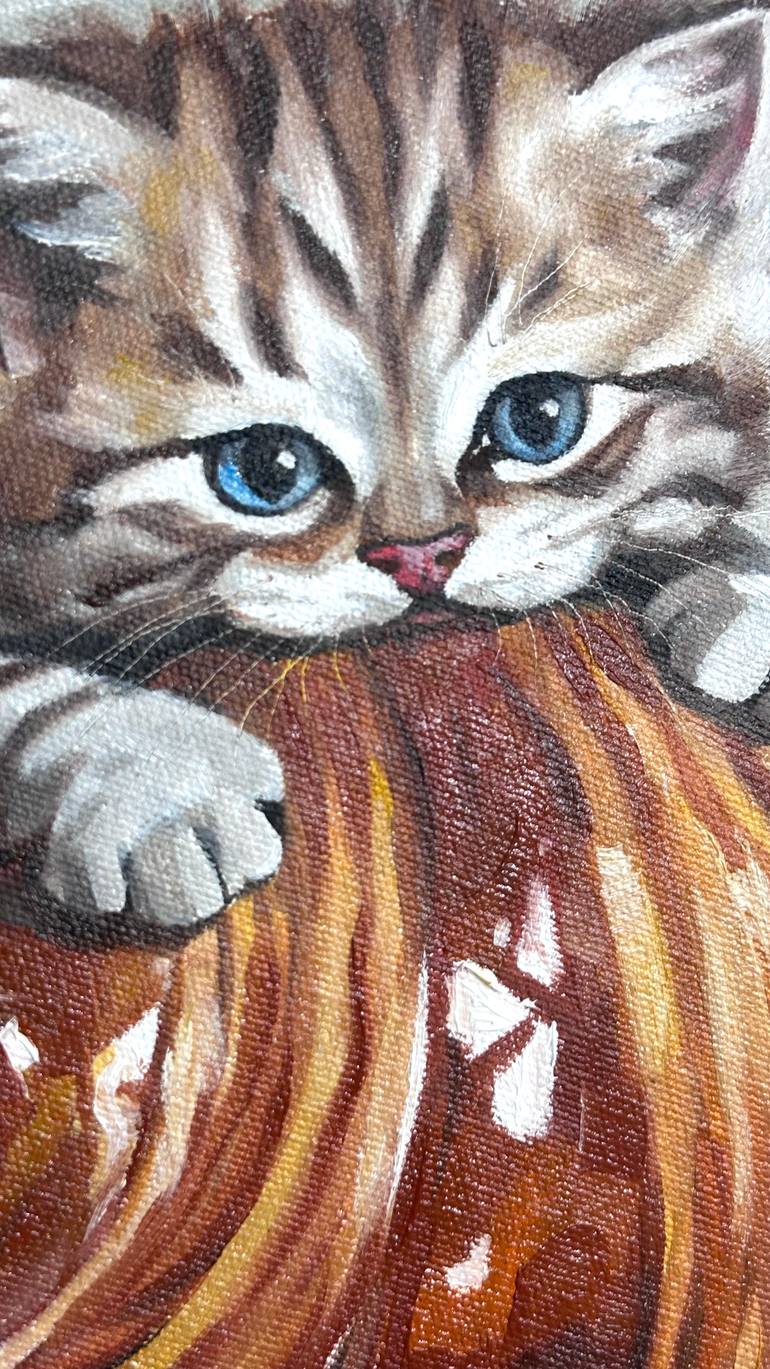 Original Figurative Animal Painting by Victo Artist