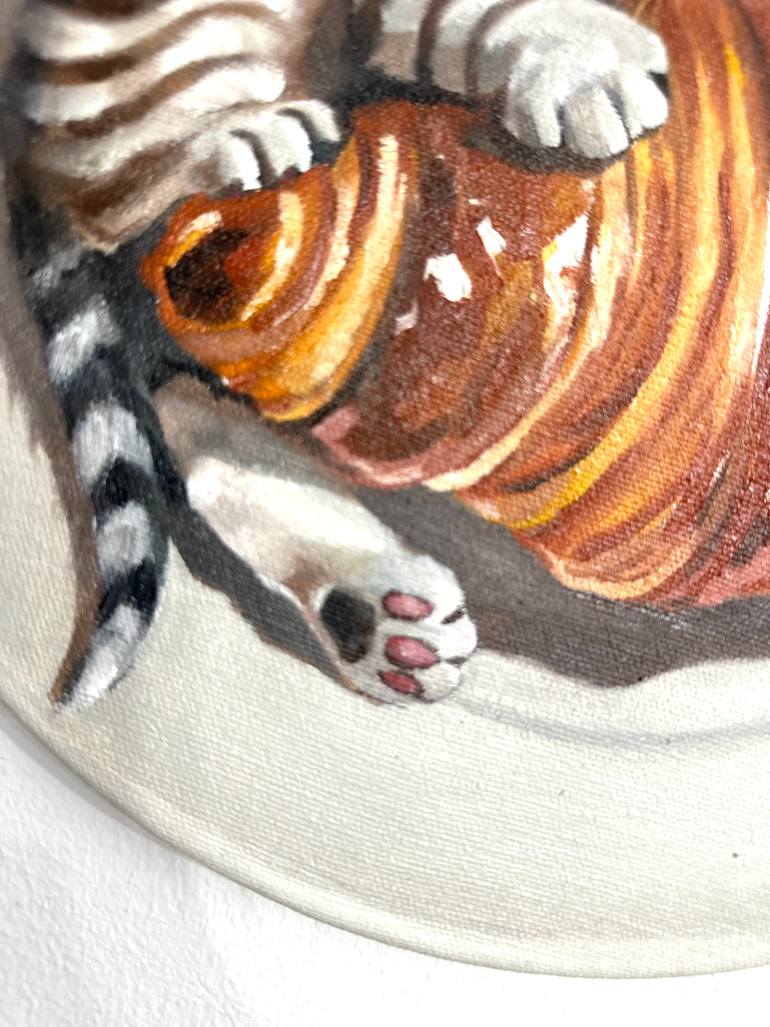 Original Figurative Animal Painting by Victo Artist