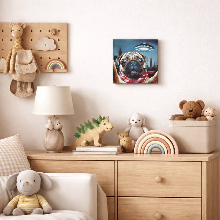 Original Figurative Animal Painting by Victo Artist
