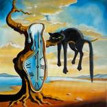 The Persistence of Cat | Cat Visiting Dalí by VICTO ARTIST