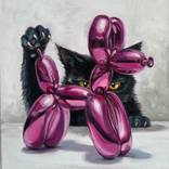 Balloon Cat | Cat Visiting Jeff Koons by VICTO ARTIST