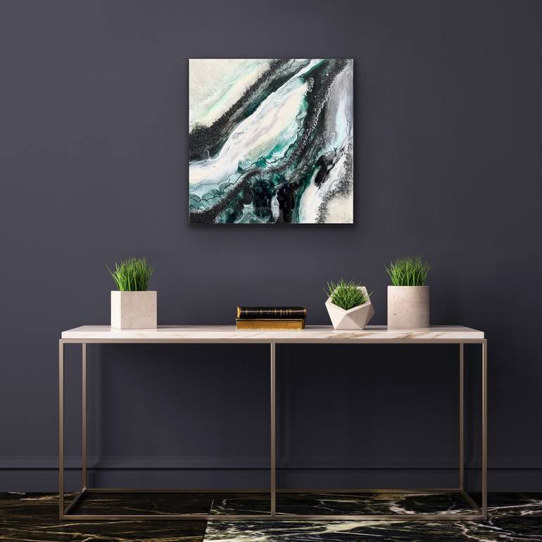 Original Abstract Interiors Painting by VICTO ARTIST