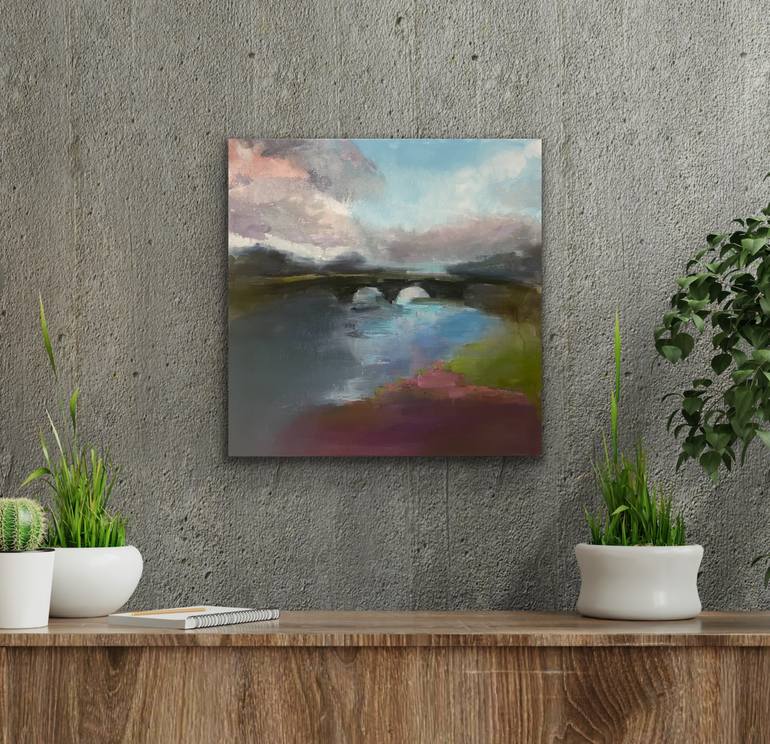 Original Impressionism Landscape Painting by Victo Artist