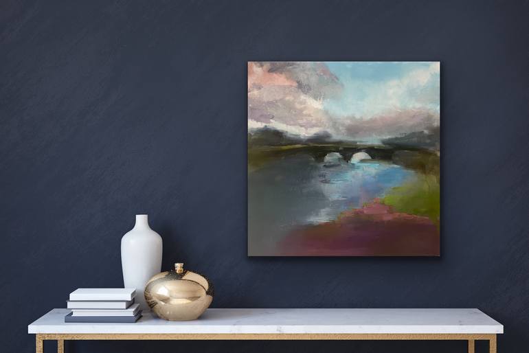 Original Impressionism Landscape Painting by Victo Artist