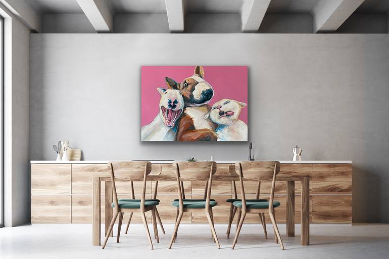 Original Figurative Animal Painting by VICTO ARTIST