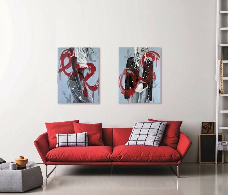 Original Conceptual Women Painting by VICTO ARTIST
