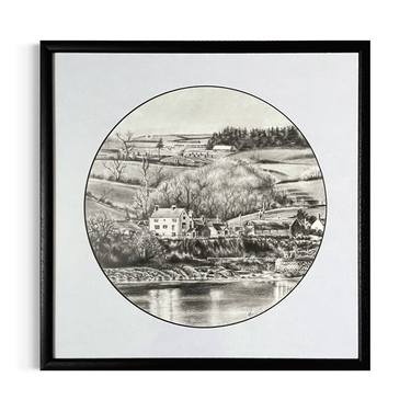Original Landscape Drawings by Rose-Marie Marshall-Jane
