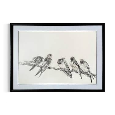 Original Fine Art Animal Drawings by Rose-Marie Marshall-Jane