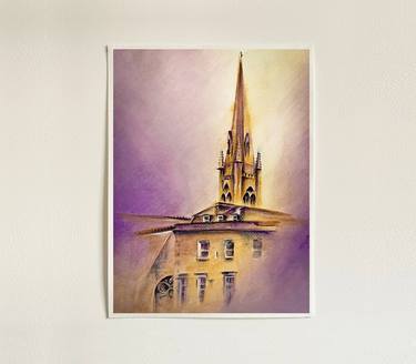 Original Architecture Paintings by Rose-Marie Marshall-Jane