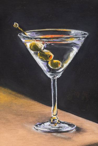 Original Abstract Expressionism Food & Drink Drawings by Rose-Marie Marshall-Jane