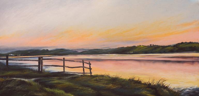 Original Landscape Painting by Rose-marie Mj | Contemporary Art on Plywood | Home Is Where You Are
