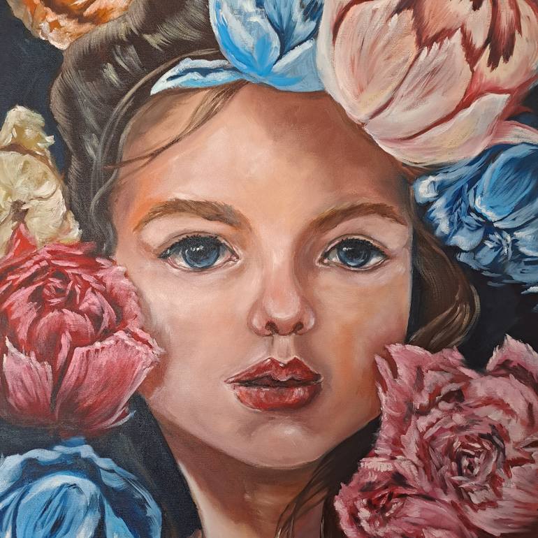 Original Art Deco Children Painting by Rada Gor