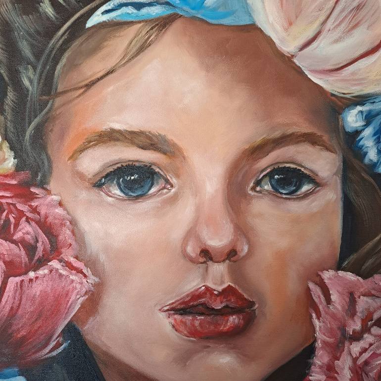 Original Art Deco Children Painting by Rada Gor