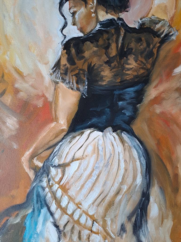 Original Art Deco Women Painting by Rada Gor