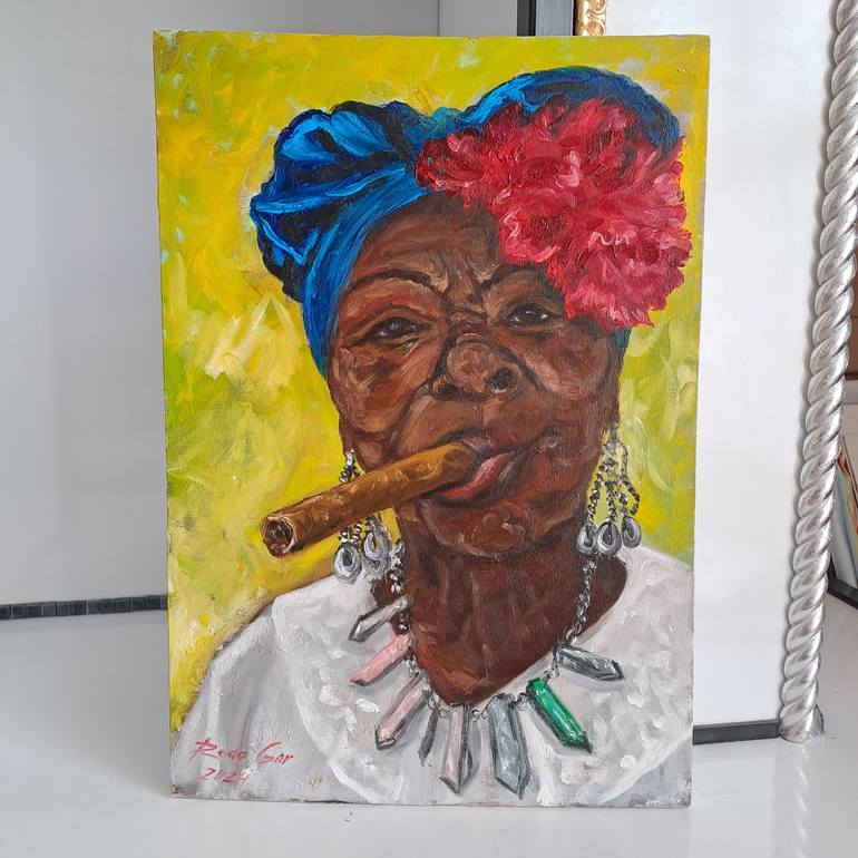 Original Figurative Women Painting by Rada Gor