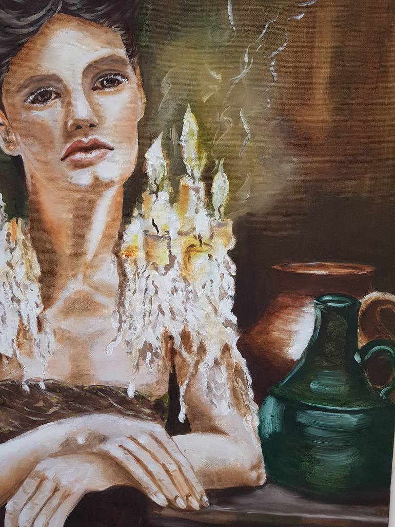 Original Portraiture Women Painting by Rada Gor