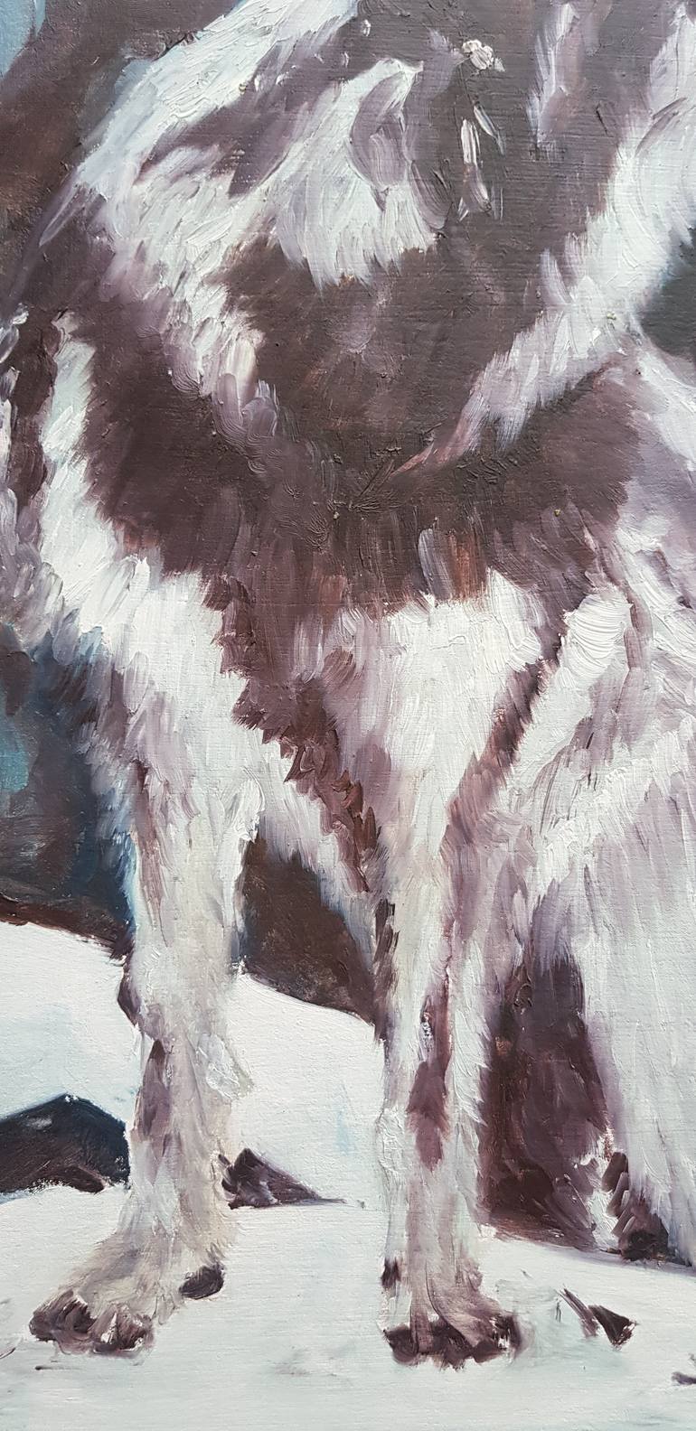 Original Abstract Animal Painting by Rada Gor