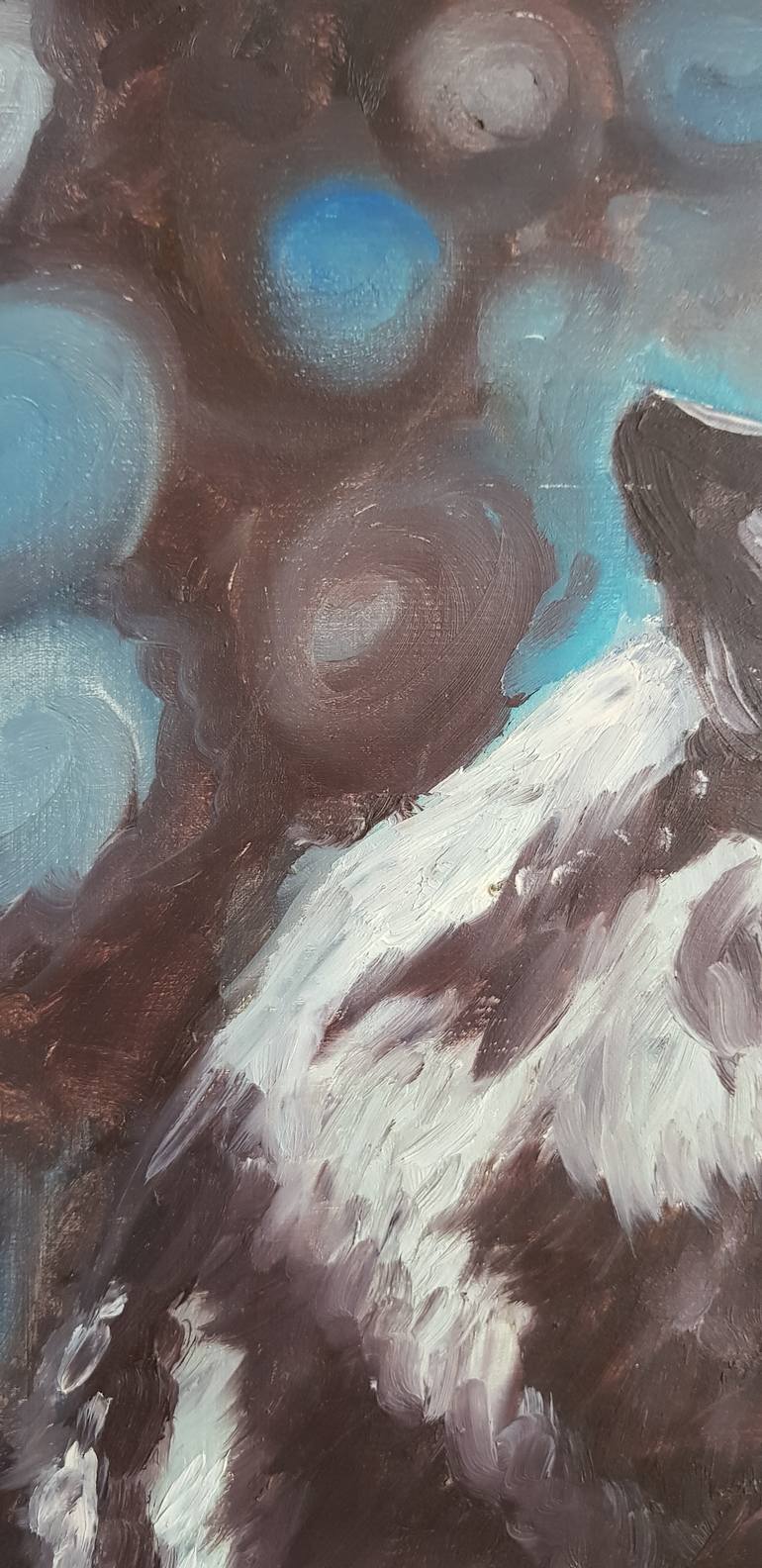 Original Abstract Animal Painting by Rada Gor
