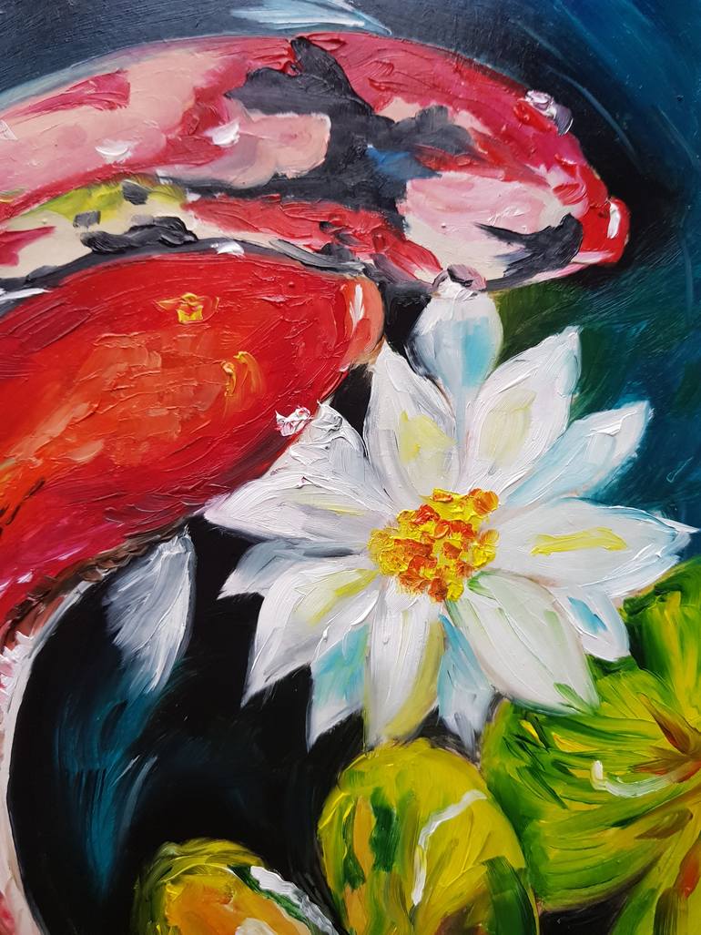 Original Art Deco Animal Painting by Rada Gor