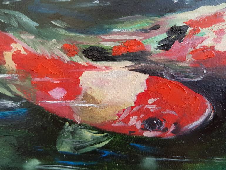 Original Art Deco Animal Painting by Rada Gor