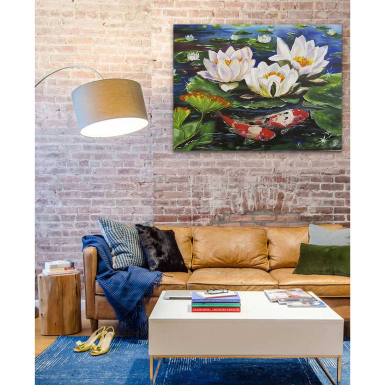 Original Art Deco Animal Painting by Rada Gor