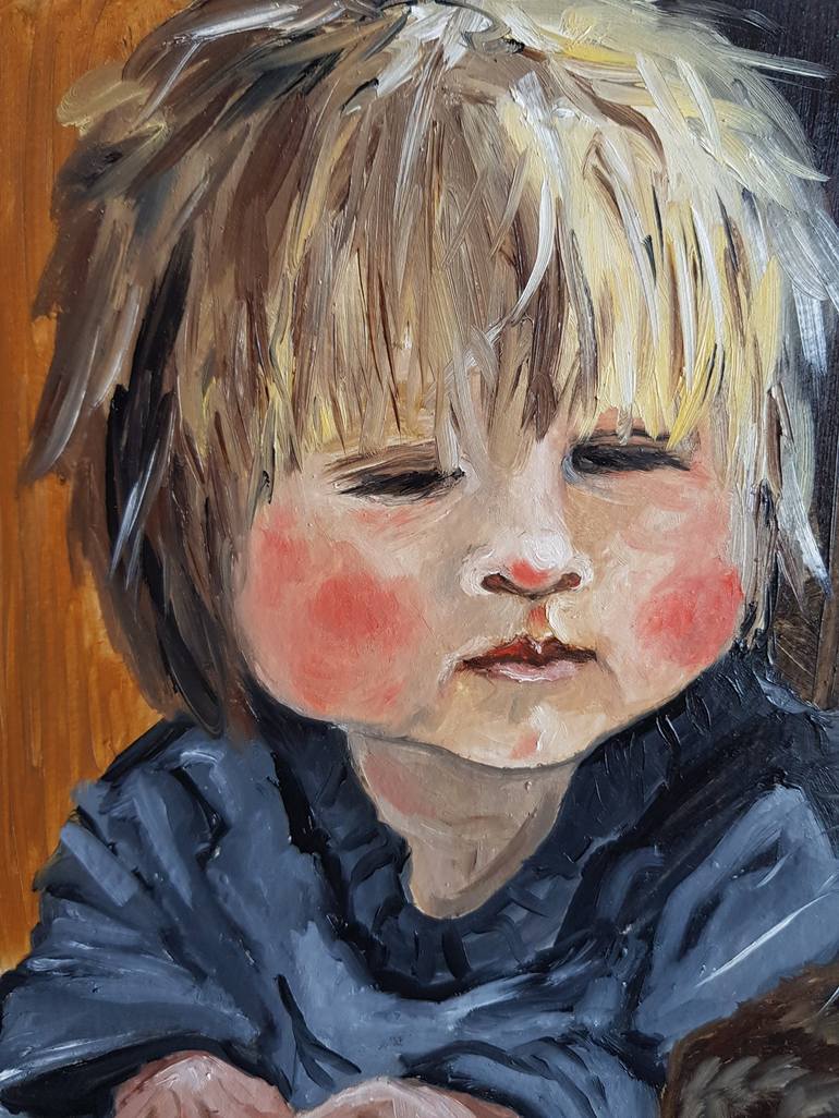 Original Children Painting by Rada Gor