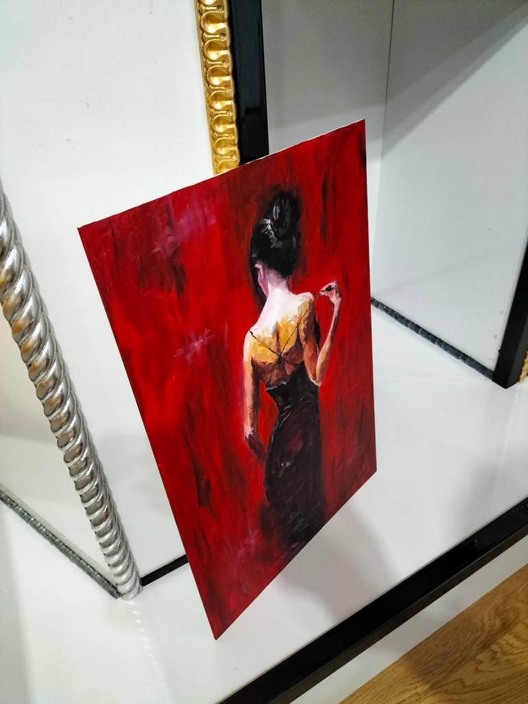 Original Art Deco Women Painting by Rada Gor