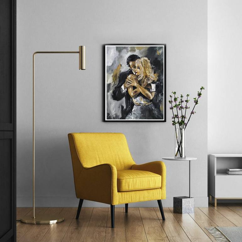 Original Art Deco Body Painting by Rada Gor