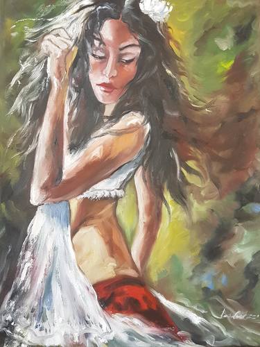 Dancer Dancing Gypsy Art Erotic Figure Women Spanish Dance thumb