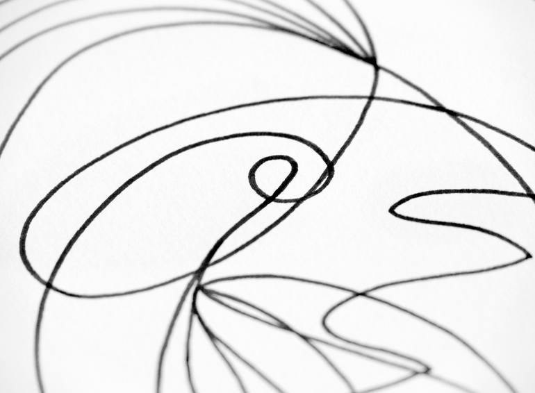 Original Art Deco Abstract Drawing by Camille Charnay