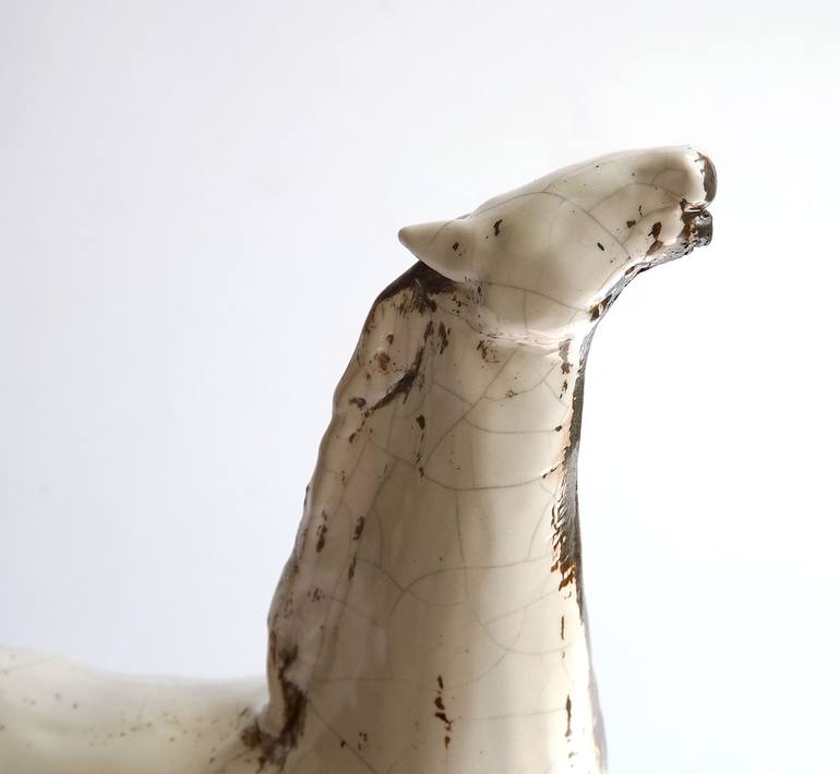 Original Figurative Horse Sculpture by Simona Barreca
