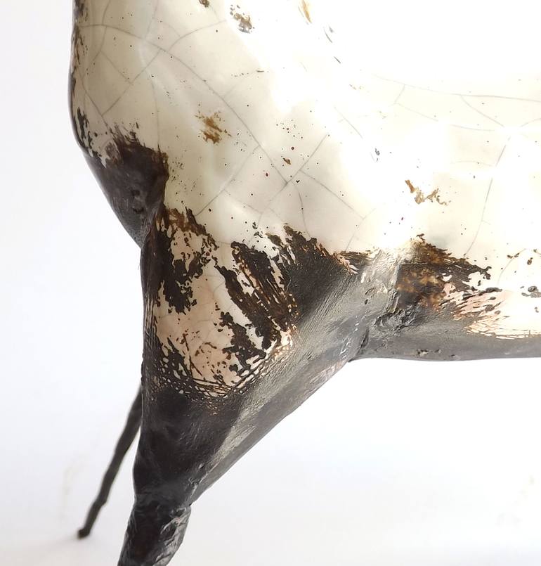 Original Figurative Horse Sculpture by Simona Barreca