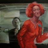 Red woman by Predrag Damjanovic