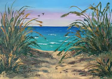 Print of Beach Paintings by Elena Zhiltsova