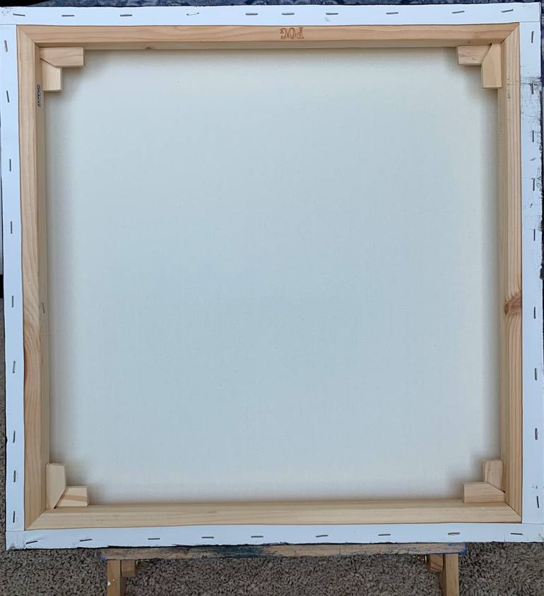 Original Art Deco Floral Painting by Elena Zhiltsova