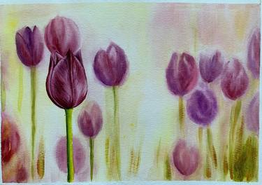 Print of Floral Paintings by Elena Zhiltsova