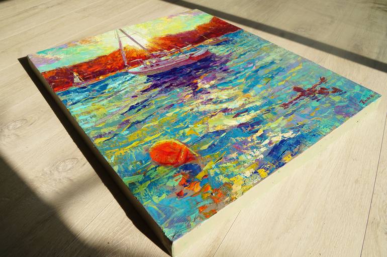Original Fauvism Landscape Painting by Luis Rincon