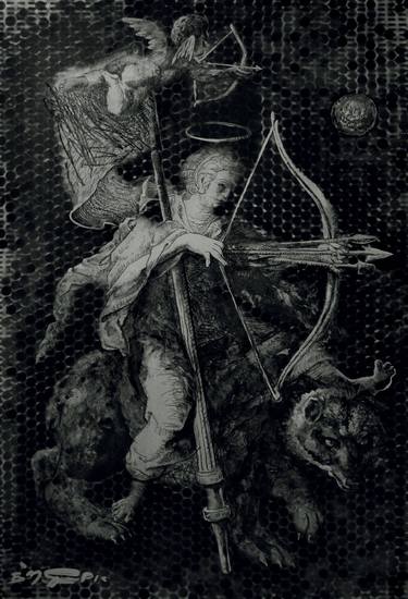 Print of Classical mythology Drawings by Valeriy Gubenin