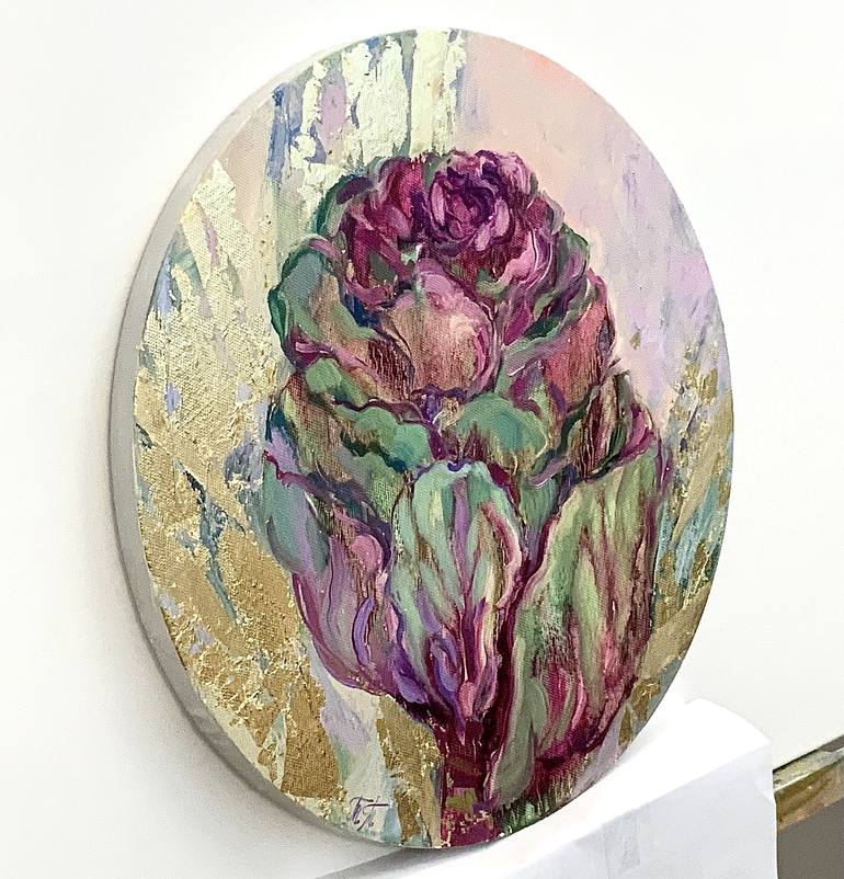 Original Fine Art Floral Painting by Tatiana Timofeeva