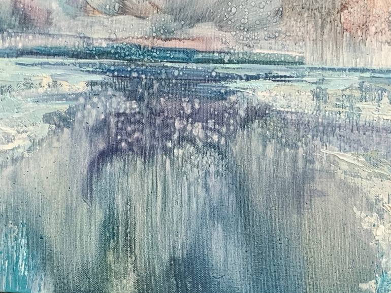 Original Abstract Expressionism Landscape Painting by Tatiana Timofeeva