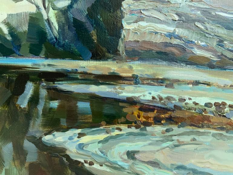 Original Modernism Seascape Painting by Tatiana Timofeeva