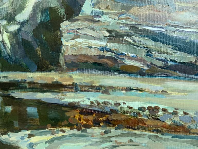 Original Modernism Seascape Painting by Tatiana Timofeeva