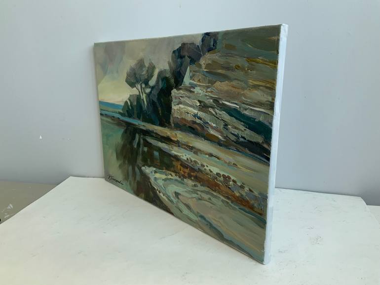 Original Modernism Seascape Painting by Tatiana Timofeeva